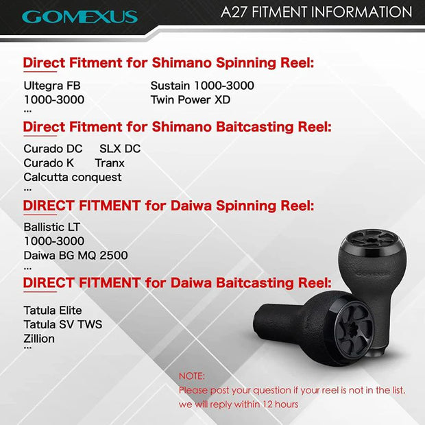 Gomexus 27mm TPE Knob