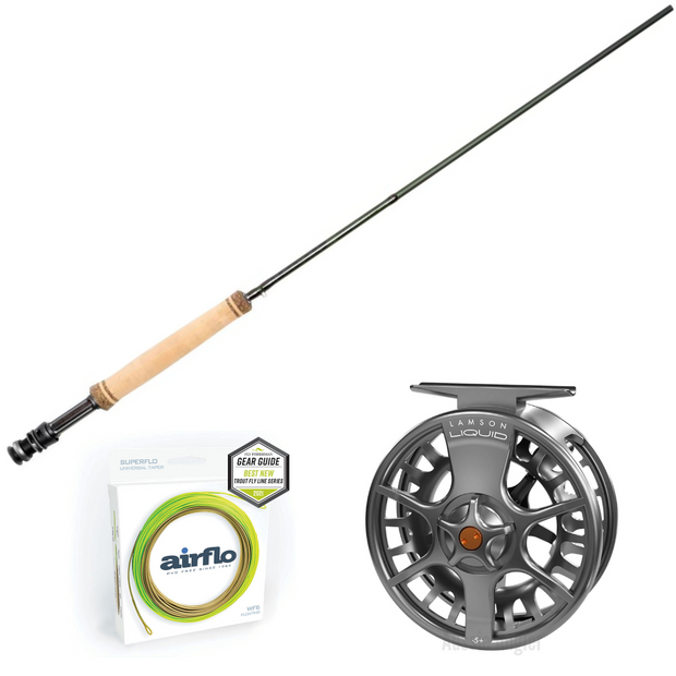 Primal Fly Combo Revel CS 9ft 5wt Lamson Liquid Reel Airflo Superflo and Backing