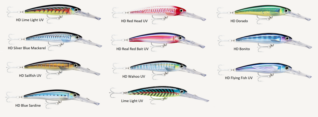 Deep Diving Fishing Lure Rapala X-Rap Magnum 30 Fishing Lure - Deep Diving  15-30 Ft, 2.5 Oz, For Big Game Fish Rapala X Rap