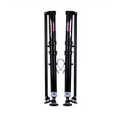 Reelax Outrigger Bases Junior Stainless 600mm Black Powder Coated