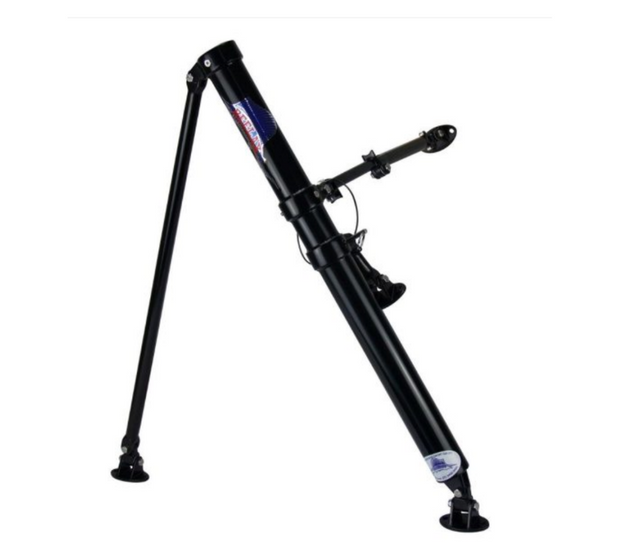 Reelax Outrigger Bases Junior Stainless 600mm Black Powder Coated