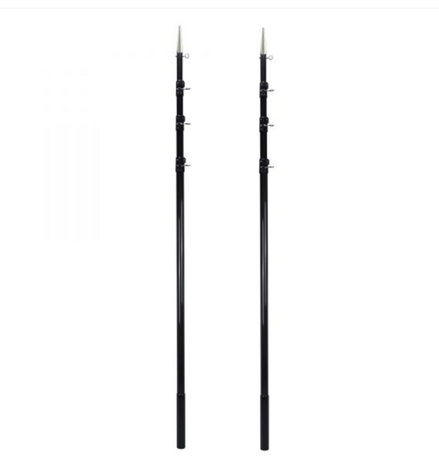 Reelax 3K Carbon Fibre Telescopic Outrigger Poles Pair 40mm