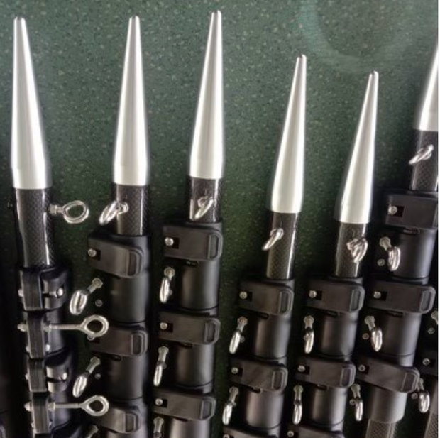 Reelax 3K Carbon Fibre Telescopic Outrigger Poles Pair 40mm