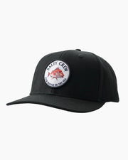 Salty Crew Snap Attack 6 Panel Cap Black