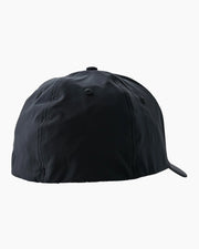 Salty Crew Alpha Flag Elastic 6 Panel Cap Black