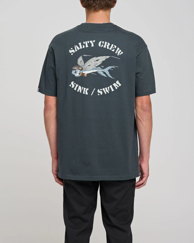 Salty Crew Kamikaze Premium SS Tee Coal