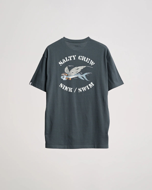 Salty Crew Kamikaze Premium SS Tee Coal
