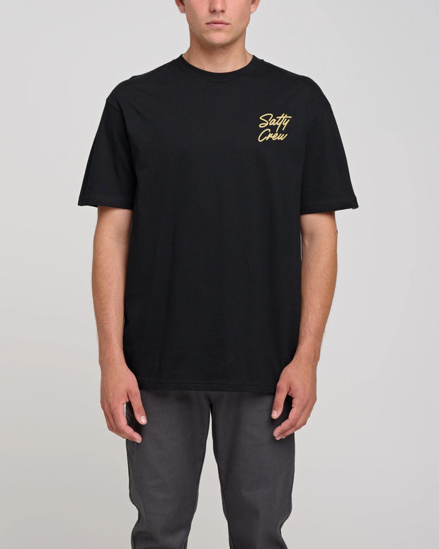 Salty Crew Snapper Premium SS Tee Black