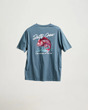 Salty Crew Snapper Premium SS Tee Slate
