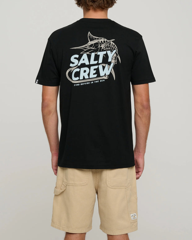 Salty Crew Hook Up Premium S/S Tee Black