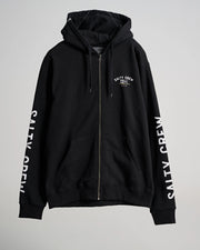 Salty Crew Surf Club Zip Hoodie Black