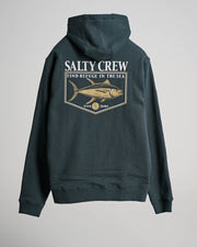 Salty Crew Angler Sherpa Zip Hoodie Coal Black