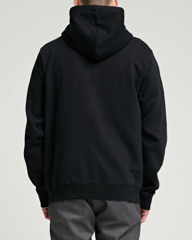Salty Crew Topstitch Zip Fleece Black