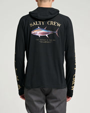 Salty Crew Big Blue Hooded Sunshirt Mens Black