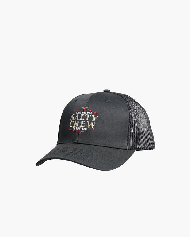 Salty Crew Skipjack Retro Trucker Black