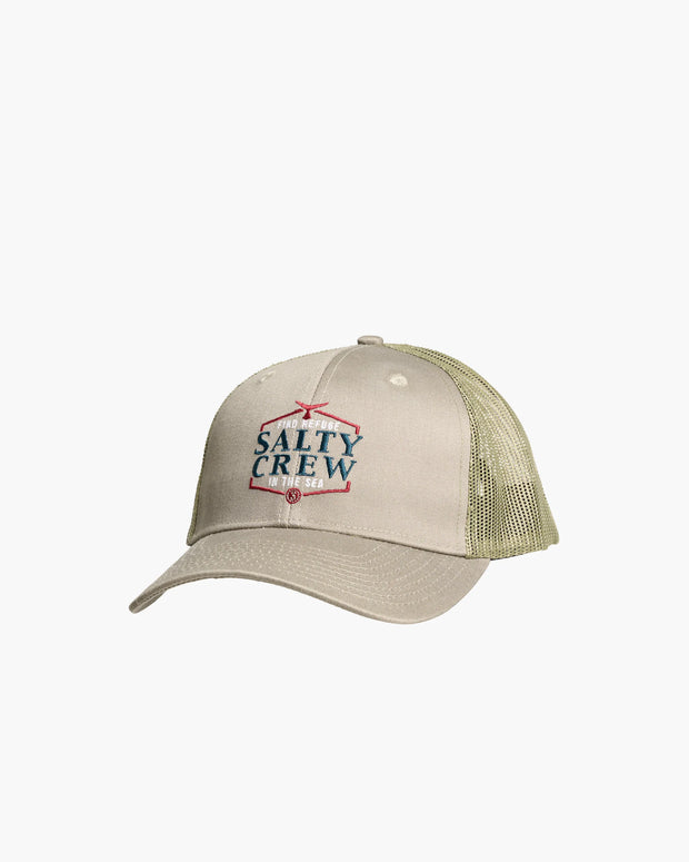 Salty Crew Skipjack Retro Trucker Kelp Green