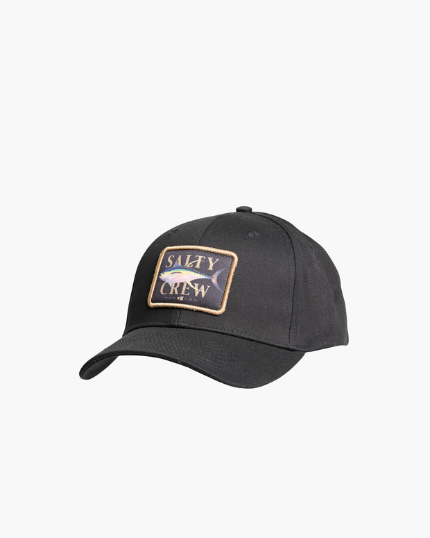 Salty Crew Yellowfin 6 Panel Cap Black