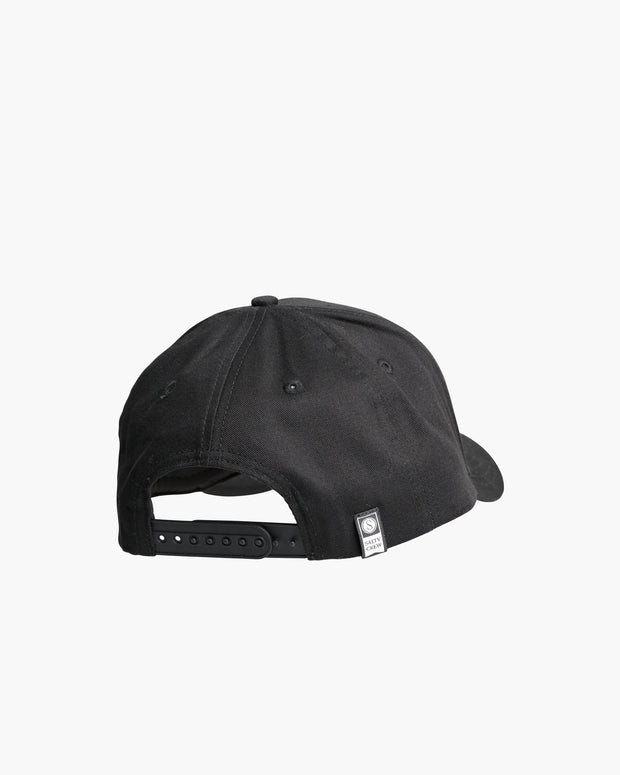 Salty Crew Yellowfin 6 Panel Cap Black