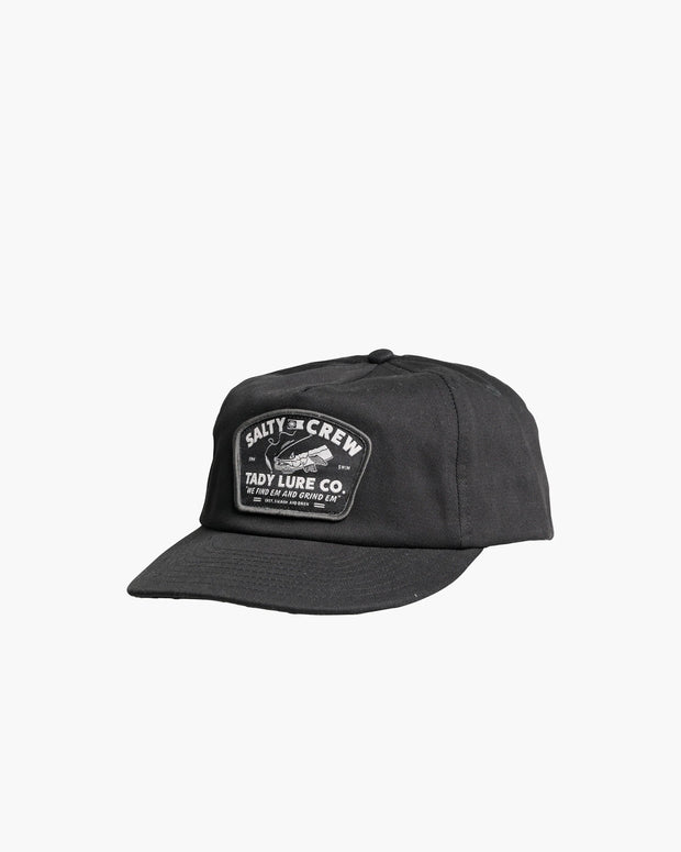 Salty Crew Grindem 5 Panel Cap Black