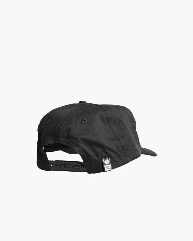 Salty Crew Grindem 5 Panel Cap Black