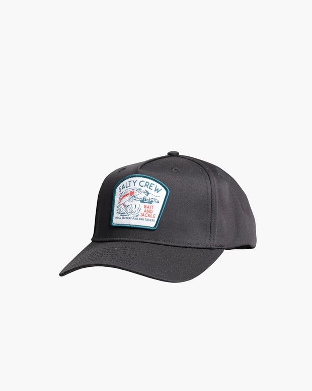 Salty Crew Fly Trap 5 Panel Cap Black