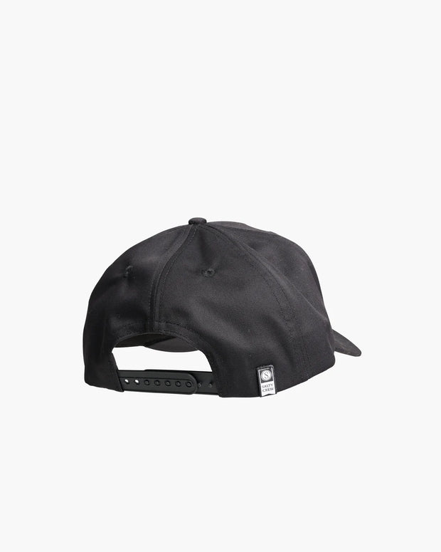 Salty Crew Fly Trap 5 Panel Cap Black