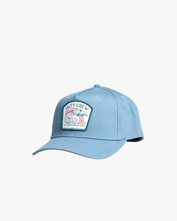 Salty Crew Fly Trap 5 Panel Cap Dark Slate