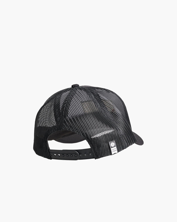 Salty Crew Topstitch Retro Trucker Black