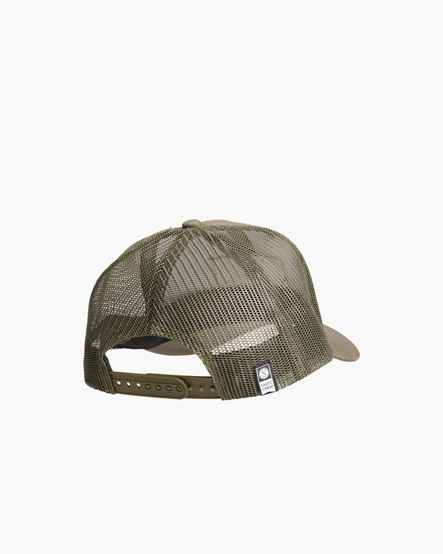 Salty Crew Topstitch Retro Trucker Olive