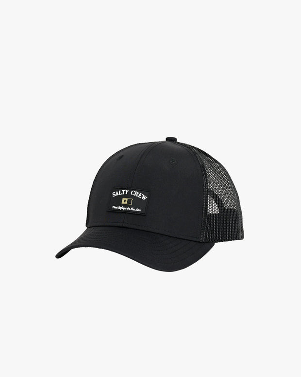 Salty Crew Steadfast Retro Trucker Black