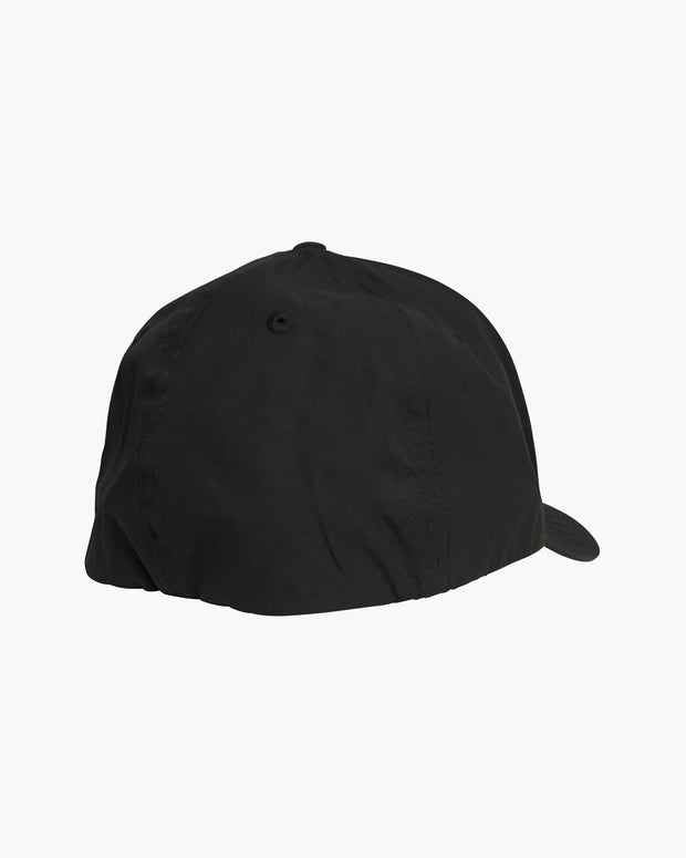 Salty Crew Deep Reach Elastic 6 Panel Hat Black