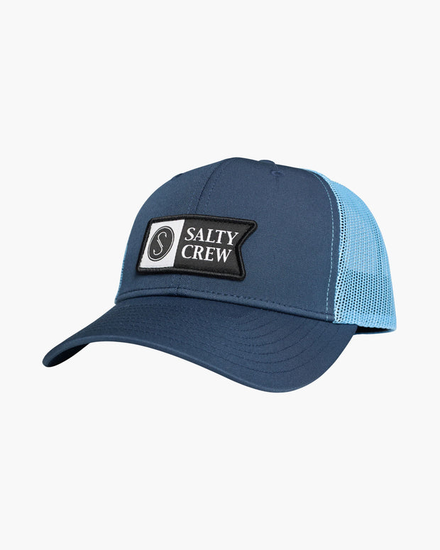 Salty Crew Pinnacle 2 Retro Trucker Slate Blue