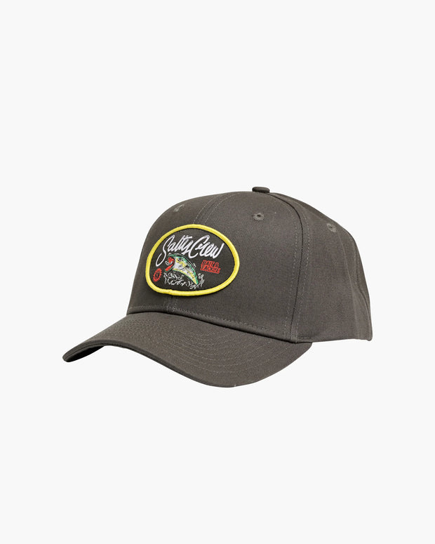 Salty Crew Cast Off 6 Panel Cap Coal