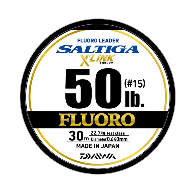 Daiwa Saltiga Fluorocarbon X-Link Leader 30m