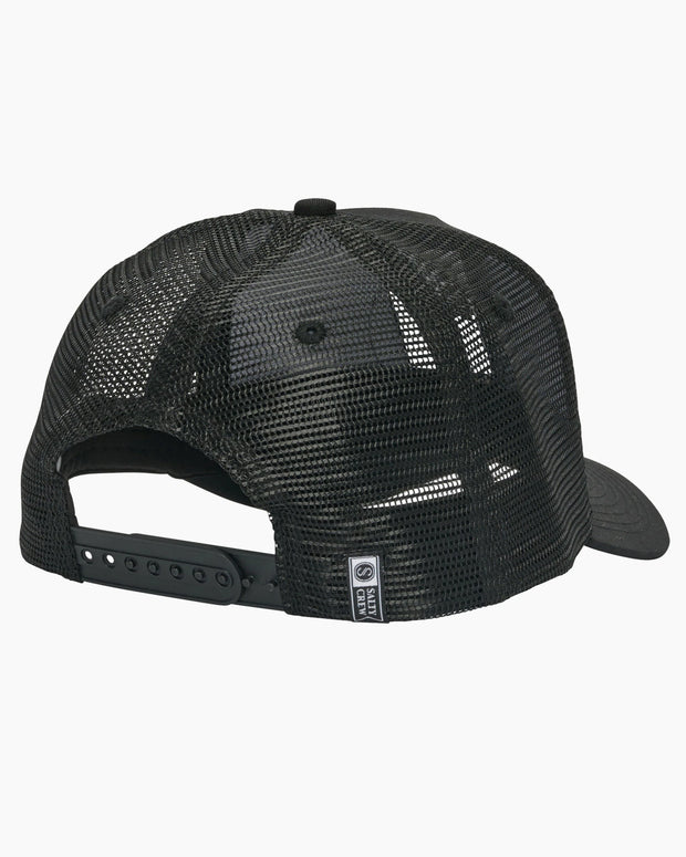 Salty Crew Jimmy 5 Panel Trucker Cap Black