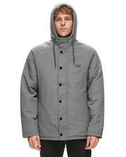 Salty Crew Long Shore Parka Jacket Dark Slate