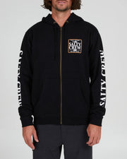 Salty Crew Coaster Zip Fleece Black