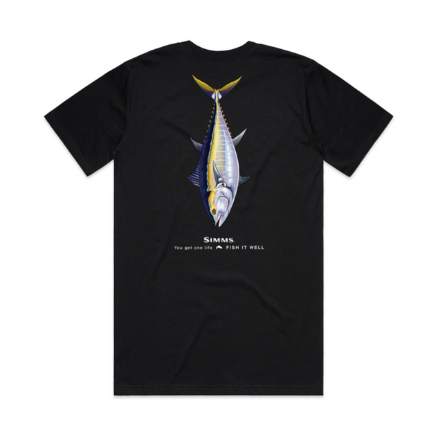 Simms S25 Artist Tee Shirt Bluefin Tuna