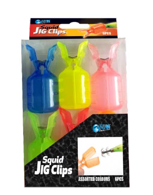 AFN Squid Jig Clips 6-pack