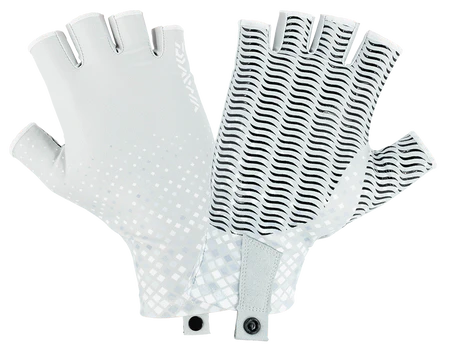 Daiwa UPF Sun Gloves Grey Prism