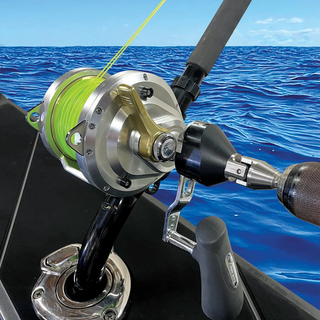 drill adaptor for fishing reel Swordrill Fishing Reel Drill Attachment – TackleWest
