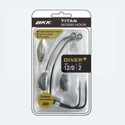 BKK Titan Diver Plus Worm Hook 2-pack