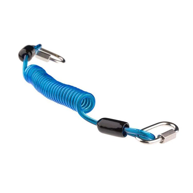 Toit Tether, Blue Coil Lanyard