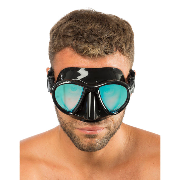 Cressi Metis Mask Black with Mirrored Lens