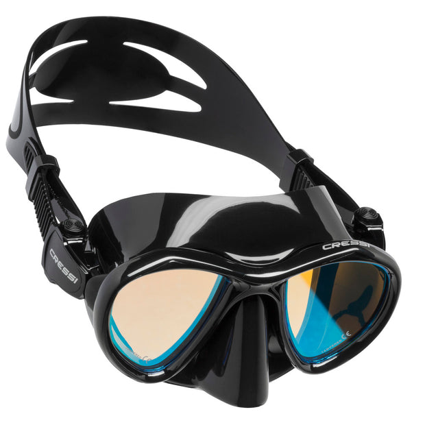 Cressi Metis Mask Black with Mirrored Lens