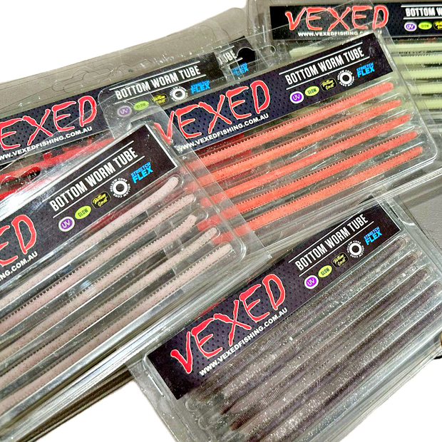Vexed Bottom Worm Soft Bait Tube 5-pack