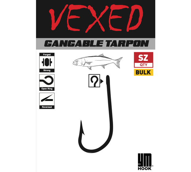 Vexed YM Gangable Tarpon Hook 24-pack
