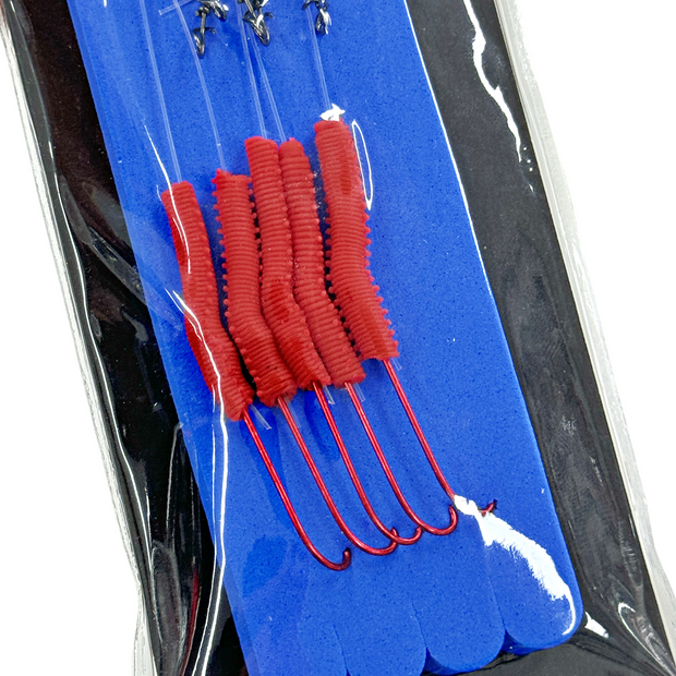 Vexed Bottom Worm Longshank Mono Assist 5-pack