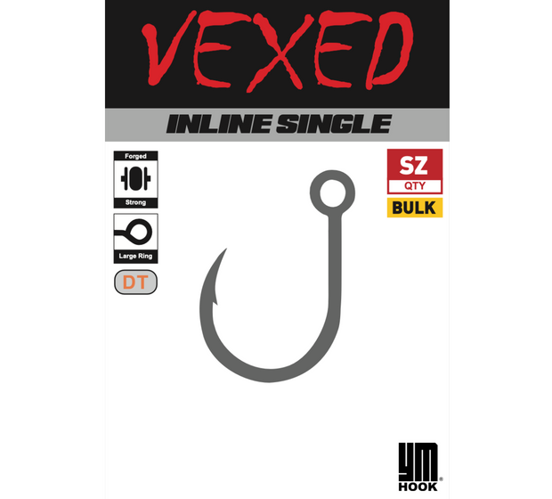 Vexed YM Inline Single Lure Hooks