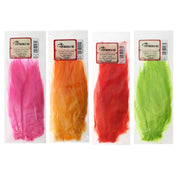 Wapsi Strung Rooster Saddle Dyed Over White 1/4oz Long